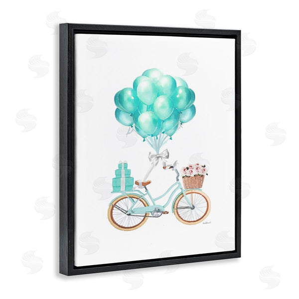 Stupell Industries Amanda Greenwood | Blue Balloon Bike
