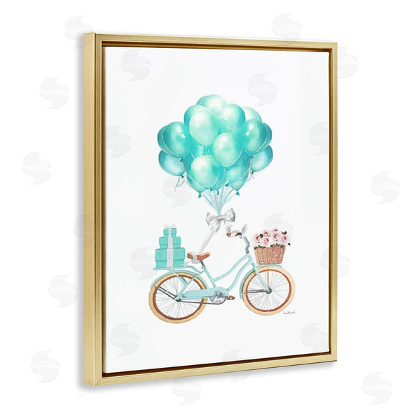 Stupell Industries Amanda Greenwood | Blue Balloon Bike