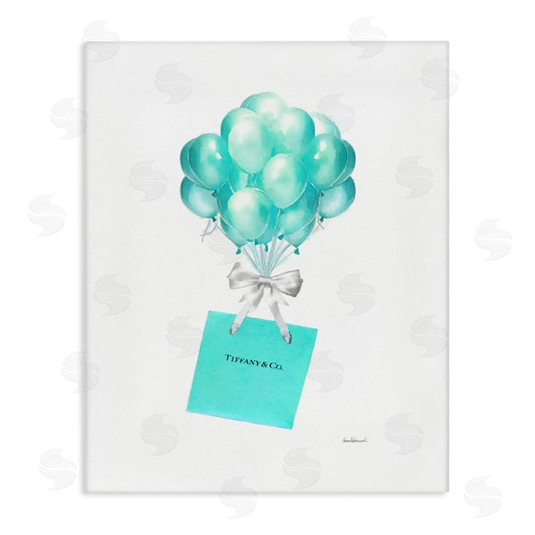 stupell industries Amanda Greenwood | Blue Balloons & Gift Bag Glam