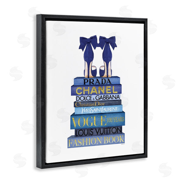 Stupell Industries Amanda Greenwood | Blue Bow Heels On Bookstack