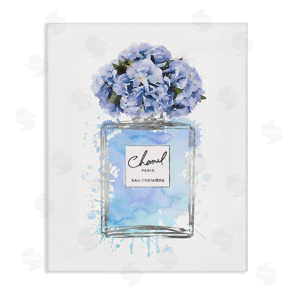 stupell industries Amanda Greenwood | Blue Flowers Perfume Bottle