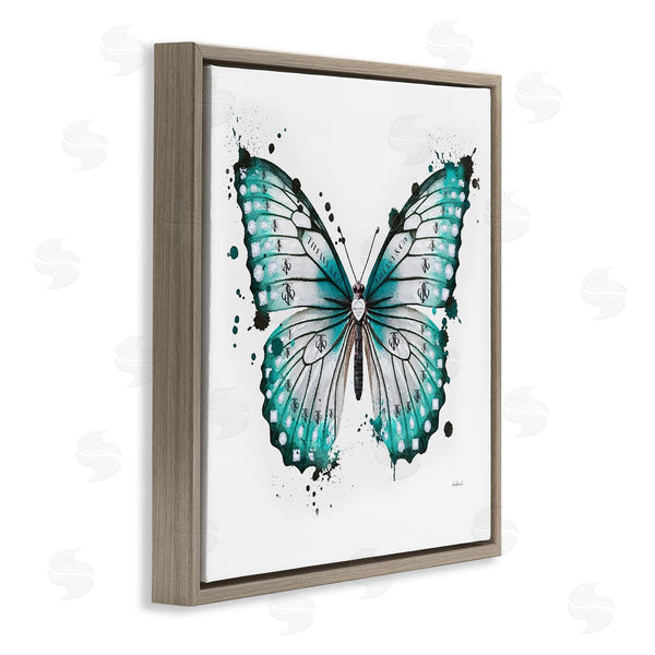 Stupell Industries Amanda Greenwood | Blue Glam Butterfly