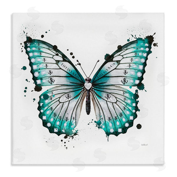 stupell industries Amanda Greenwood | Blue Glam Butterfly