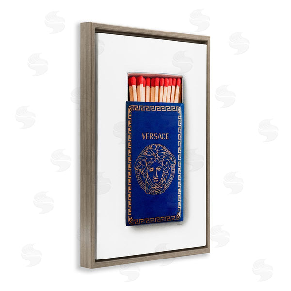 Stupell Industries Amanda Greenwood | Blue Trendy Matchbox