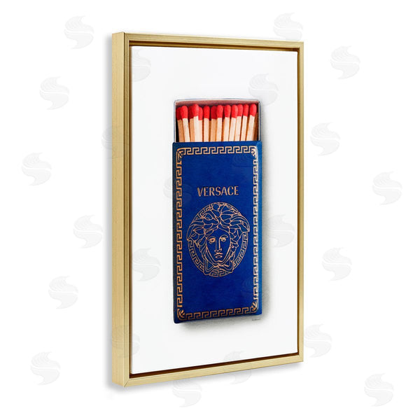 Stupell Industries Amanda Greenwood | Blue Trendy Matchbox