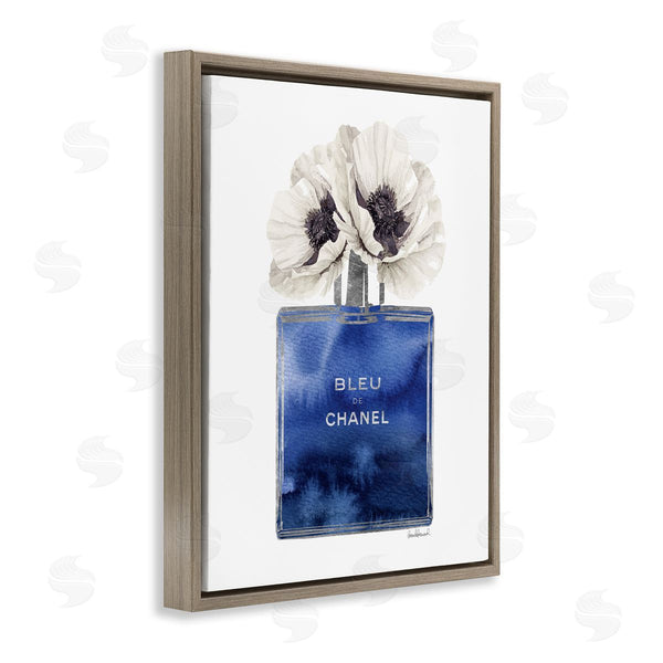 Stupell Industries Amanda Greenwood | Blue Watercolor Floral Perfume