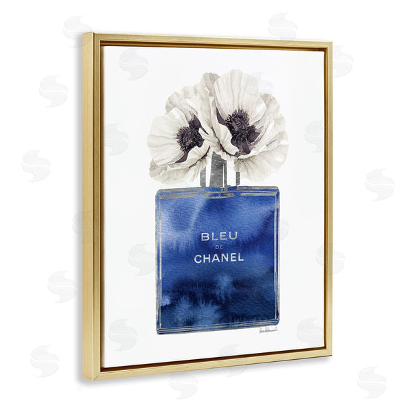 Stupell Industries Amanda Greenwood | Blue Watercolor Floral Perfume