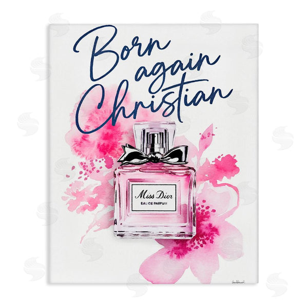 stupell industries Amanda Greenwood | Born Again Christian with Fragrance Wall Art