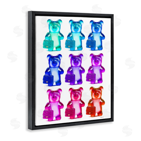 Stupell Industries Amanda Greenwood | Bright Hued Bears & Bags Wall Art