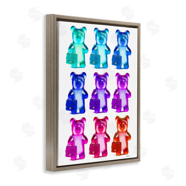 Stupell Industries Amanda Greenwood | Bright Hued Bears & Bags Wall Art