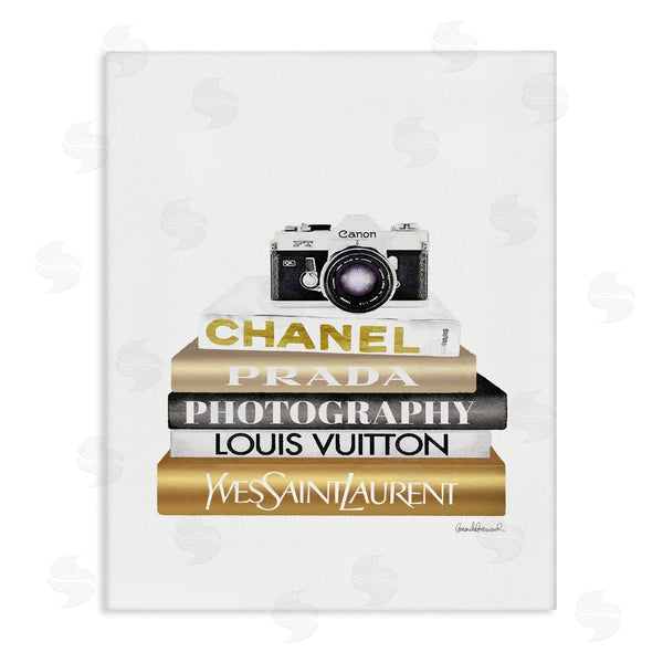 stupell industries Amanda Greenwood | Camera Gold Black Bookstack