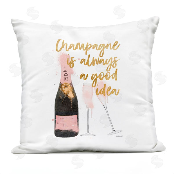 Stupell Industries Amanda Greenwood | Champagne's Always Good Idea Printed Throw Pillow