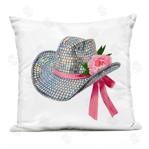 Stupell Industries Amanda Greenwood | Chic Bow On Disco Hat Printed Throw Pillow