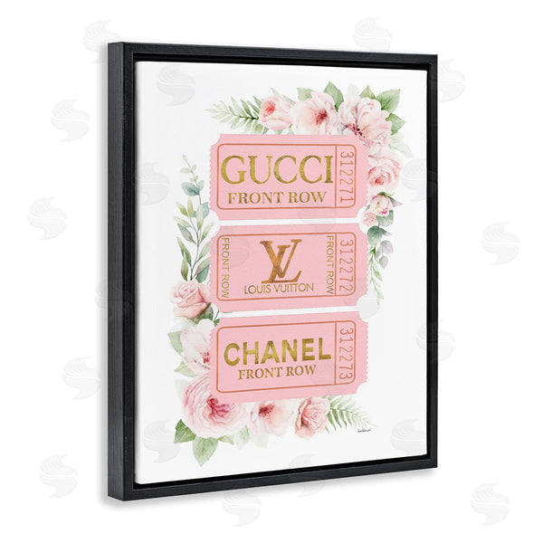 Stupell Industries Amanda Greenwood | Chic Floral Glam Tickets Wall Art