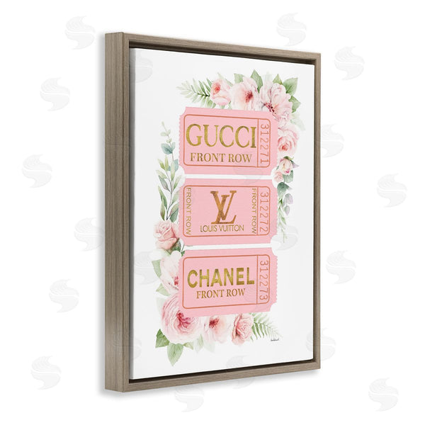 Stupell Industries Amanda Greenwood | Chic Floral Glam Tickets Wall Art