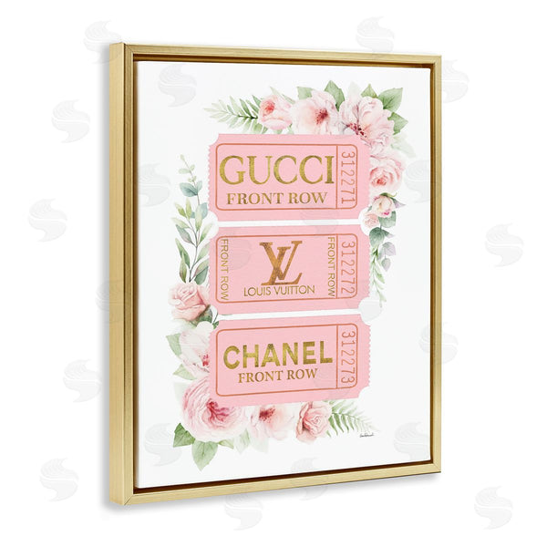 Stupell Industries Amanda Greenwood | Chic Floral Glam Tickets Wall Art