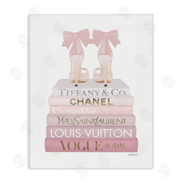 stupell industries Amanda Greenwood | Chic Shoes Glam Bookstack