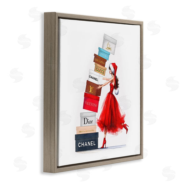 Stupell Industries Amanda Greenwood | Christmas Shopping Boxes