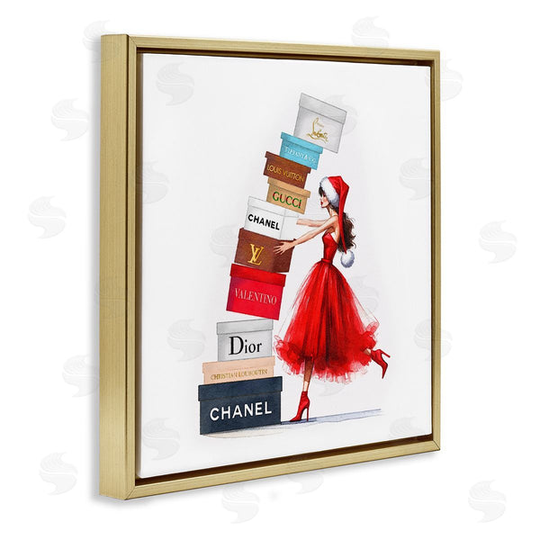 Stupell Industries Amanda Greenwood | Christmas Shopping Boxes