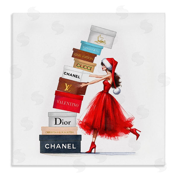 stupell industries Amanda Greenwood | Christmas Shopping Boxes