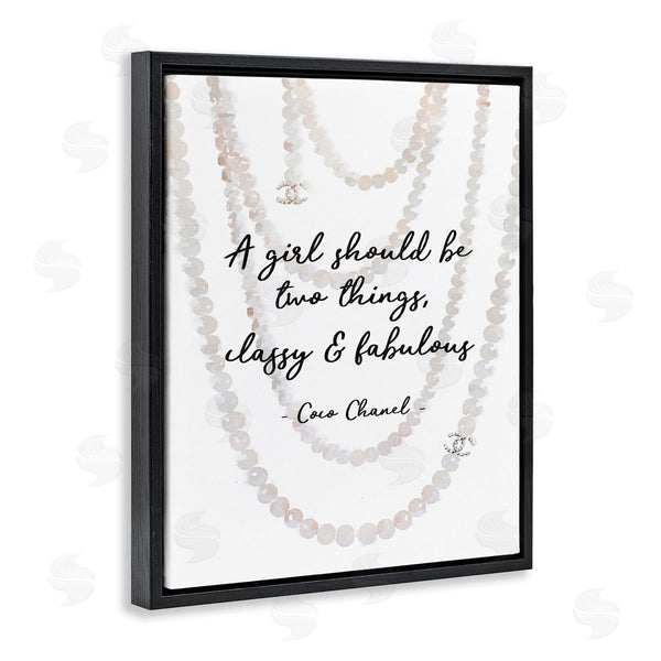 Stupell Industries Amanda Greenwood | Classy & Fabulous Fashion Quote