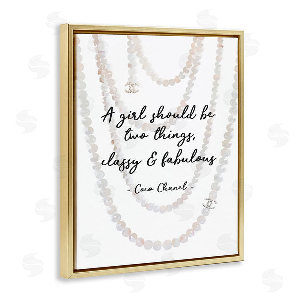 Stupell Industries Amanda Greenwood | Classy & Fabulous Fashion Quote