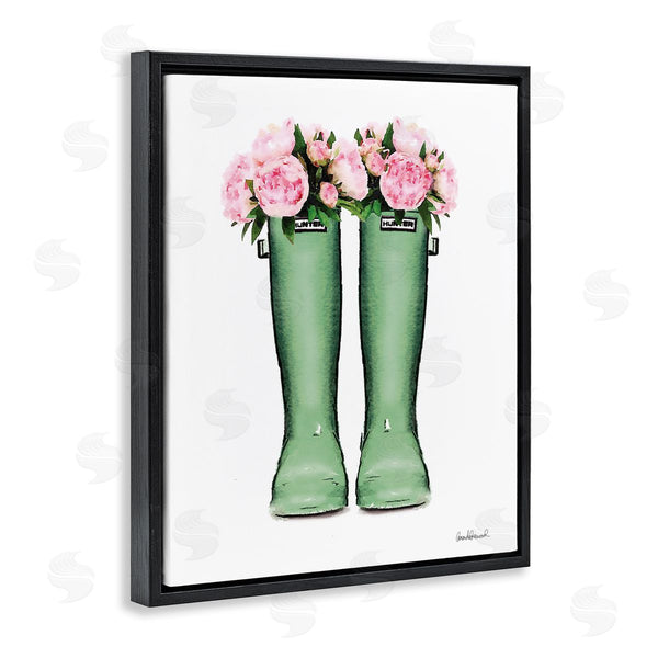 Stupell Industries Amanda Greenwood | Country Boots With Peonies