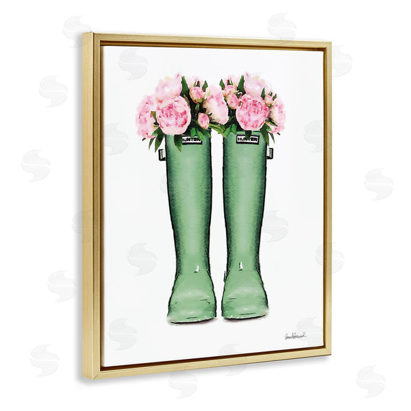 Stupell Industries Amanda Greenwood | Country Boots With Peonies