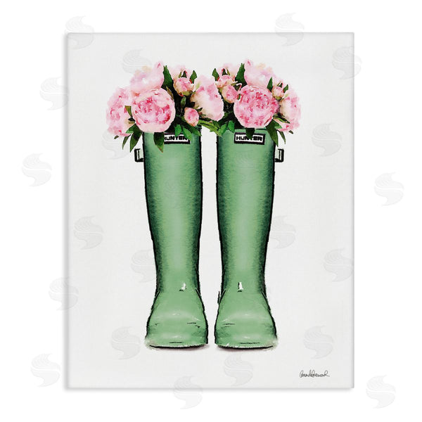 stupell industries Amanda Greenwood | Country Boots with Peonies