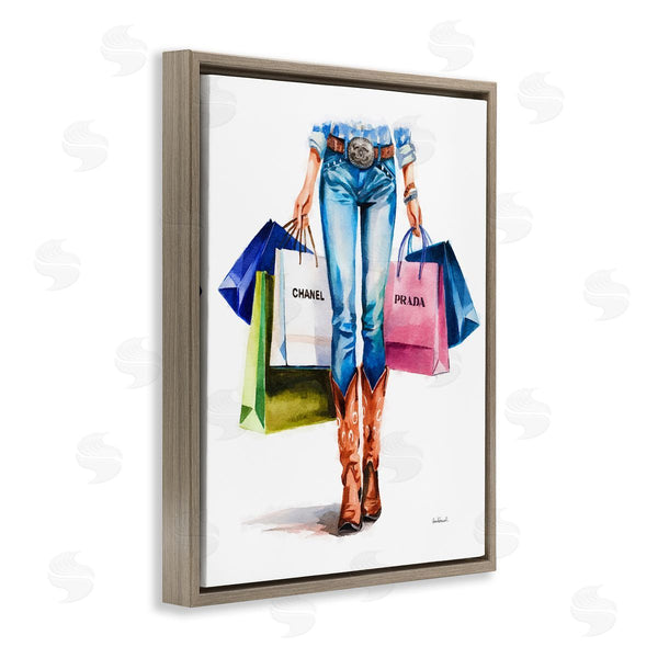 Stupell Industries Amanda Greenwood | Country Girl Shopping Bags