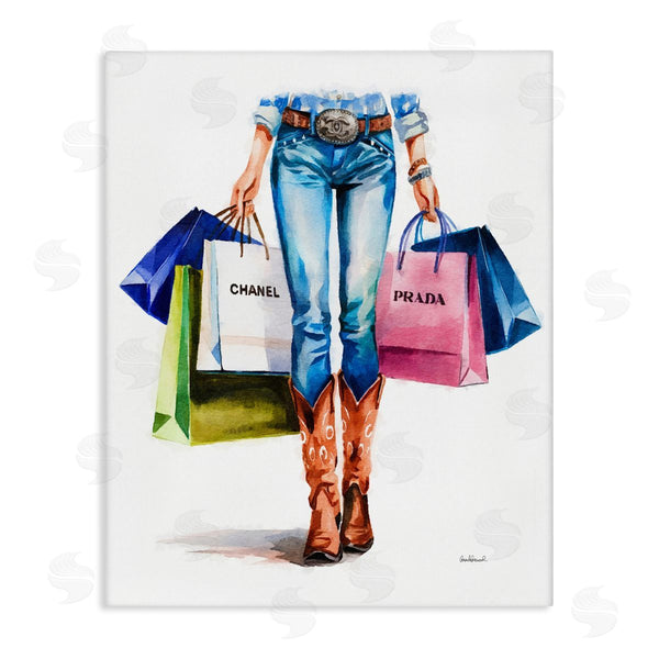 stupell industries Amanda Greenwood | Country Girl Shopping Bags