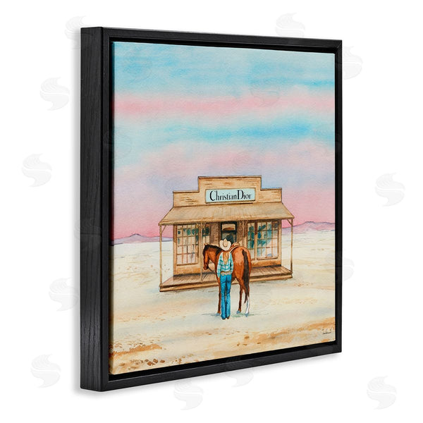 Stupell Industries Amanda Greenwood | Cowgirl & Horse Shopping