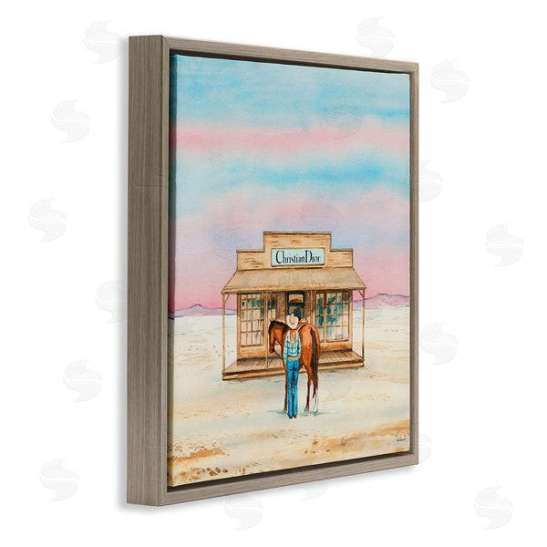 Stupell Industries Amanda Greenwood | Cowgirl & Horse Shopping