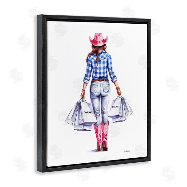 Stupell Industries Amanda Greenwood | Cowgirl & Shopping Bags