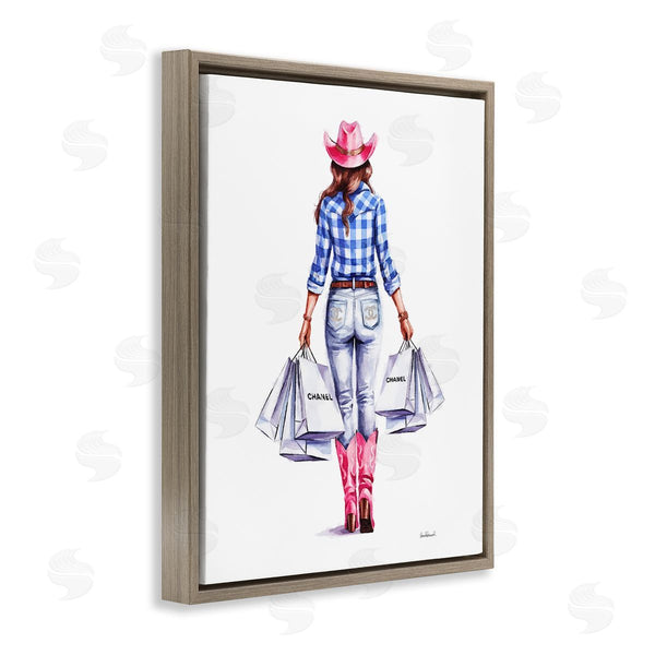 Stupell Industries Amanda Greenwood | Cowgirl & Shopping Bags