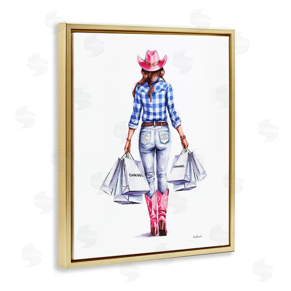 Stupell Industries Amanda Greenwood | Cowgirl & Shopping Bags