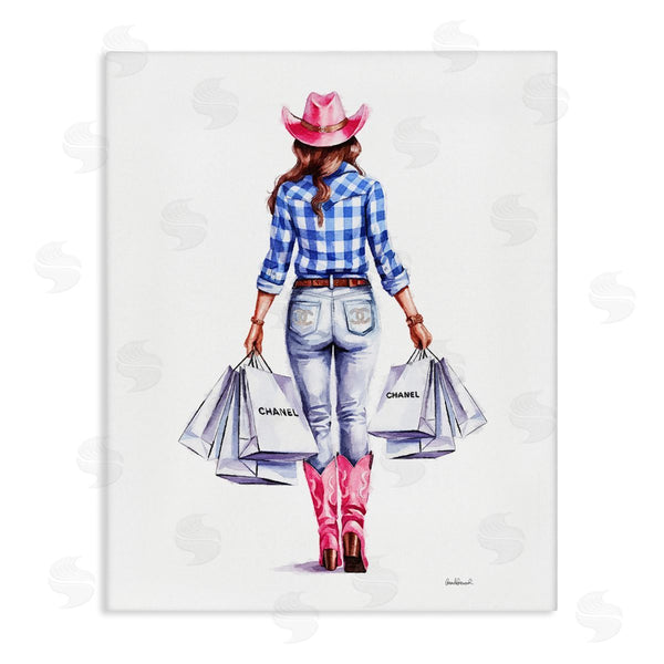 stupell industries Amanda Greenwood | Cowgirl & Shopping Bags