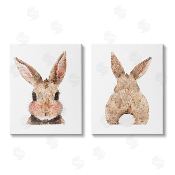 stupell industries Amanda Greenwood | Cute Bunny Blushing Rabbit Wall Art