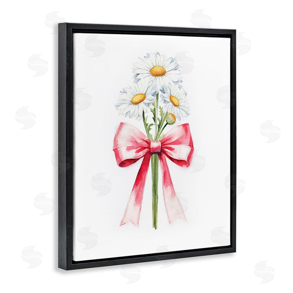 Stupell Industries Amanda Greenwood | Daisy Swathed Ribbon Wall Art