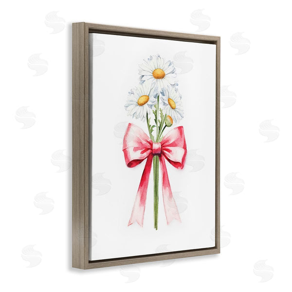 Stupell Industries Amanda Greenwood | Daisy Swathed Ribbon Wall Art