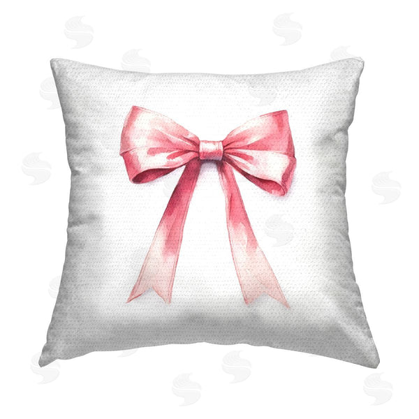 Stupell Industries Amanda Greenwood | Delicate Pink Bow Printed Throw Pillow