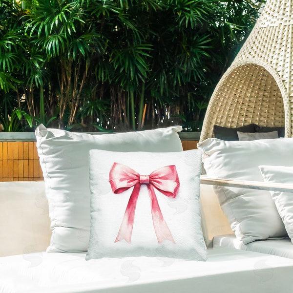 Stupell Industries Amanda Greenwood | Delicate Pink Bow Printed Throw Pillow
