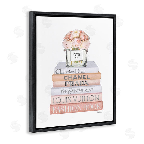 Stupell Industries Amanda Greenwood | Delicate Pink Roses On Books
