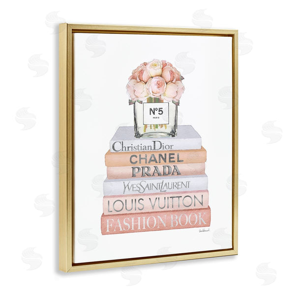 Stupell Industries Amanda Greenwood | Delicate Pink Roses On Books