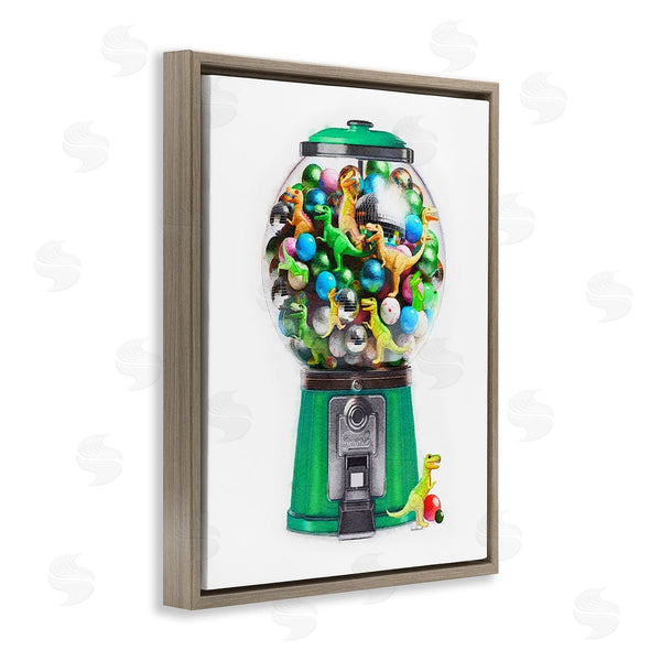 Stupell Industries Amanda Greenwood | Dinosaur Candy Dispenser Wall Art