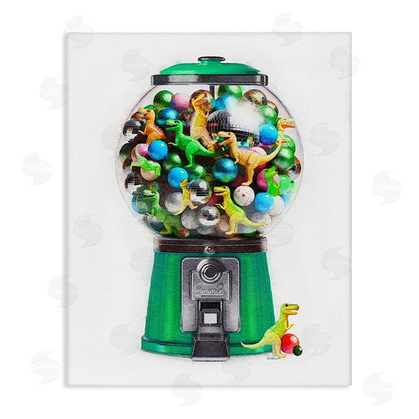Stupell Industries Amanda Greenwood | Dinosaur Candy Dispenser Wall Art
