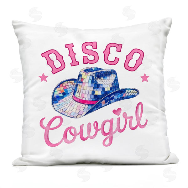 Stupell Industries Amanda Greenwood | Disco Cowgirl & Hat Printed Throw Pillow