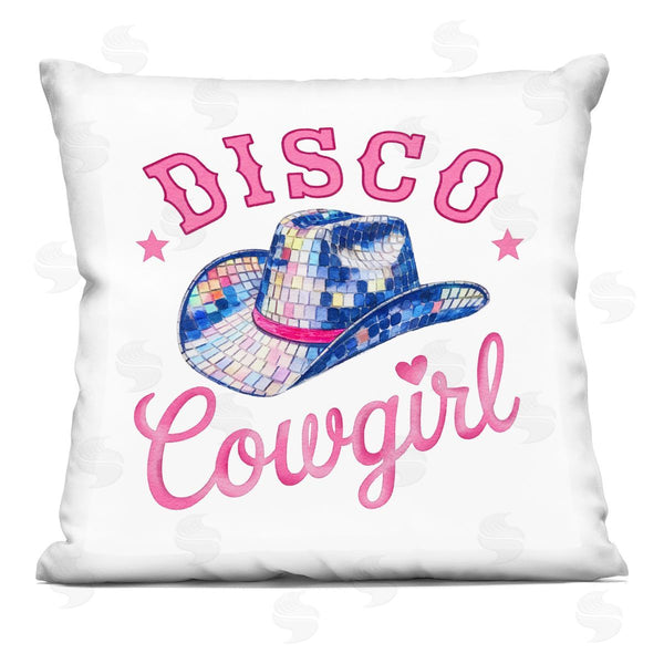 stupell industries Amanda Greenwood | Disco Cowgirl & Hat Printed Throw Pillow
