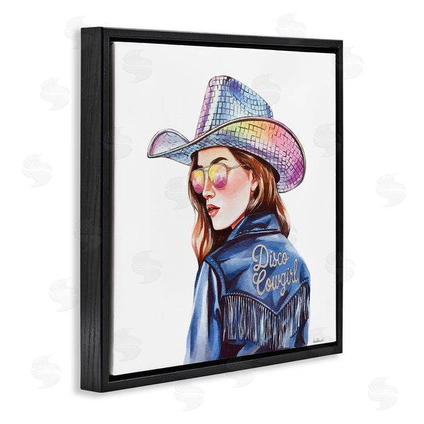 Stupell Industries Amanda Greenwood | Disco Cowgirl In Blue