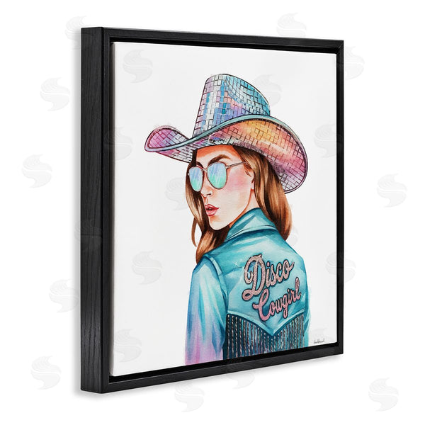 Stupell Industries Amanda Greenwood | Disco Cowgirl Portrait